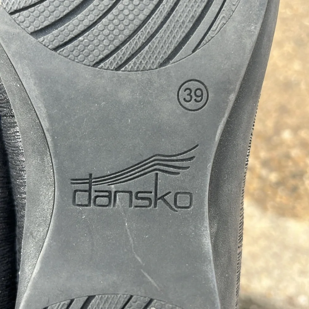 Dansko Metallic Black Flats - Picture 11 of 13
